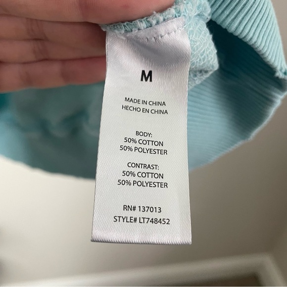 [Wildfox] Women's Blue Crewneck Sweatshirt - Picture 5 of 7